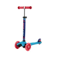 Самокаты Самокат 3-х колесный, Серия “Baby“ (2022), со Светящимися Колесами, Голубой