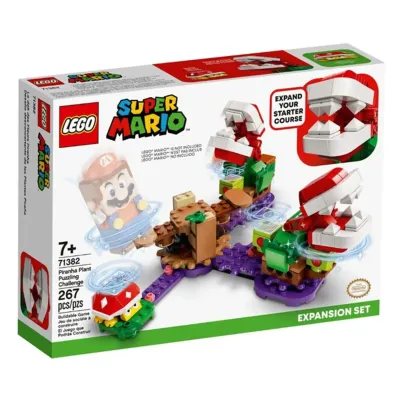 Конструктор LEGO Super Mario Дополнительный набор Загадочное испытание растения-пираньи