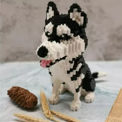 Конструктор пластиковый Balody "Хаски" (1900 деталей, в коробке) ( Арт. 16042BA)