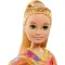 Barbie  Игровой Набор кукла Стейси рыжеволосая в платье с питомцем и аксессуарами