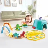 Железная дорога для детей  “Динозаврики“ в контейнере