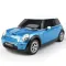 Машина р/у 1:18 Minicooper S, цвет синий 2.4G