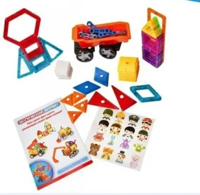 Конструктор “Магический магнит“, не менее 75 деталей, в коробке