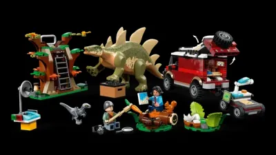 Конструктор LEGO Jurassic World Миссии динозавров: Открытие стегозавра