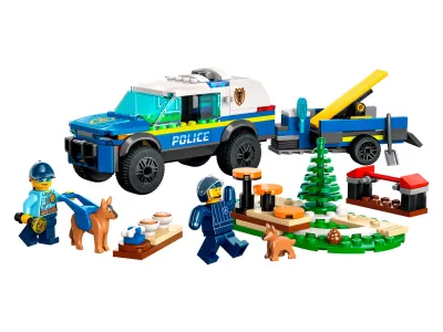 Конструктор LEGO CITY Дрессировка полицейской собаки на выезде