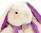 Кролик 45 см белый/фиолетовый, Lapkin