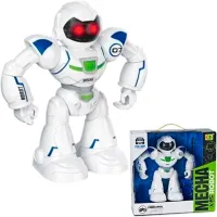 Робот на пульте р/у, световые эффекты, подвижные жлементы
