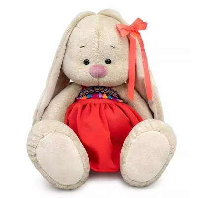 BUDI BASA Зайка Ми Большой в сарафане с тесьмой 34 см