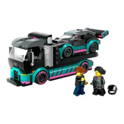 Конструктор LEGO Гоночный автомобиль и грузовик-автовоз