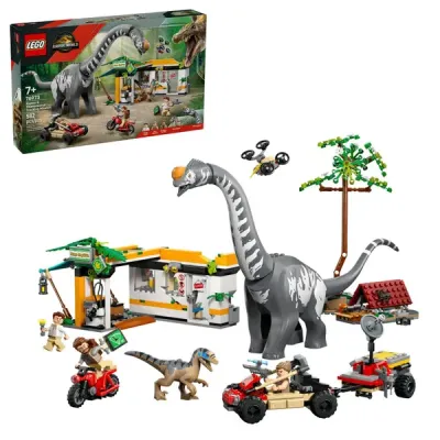 Конструктор LEGO Jurassic World Преследование Раптора и Титанозавра