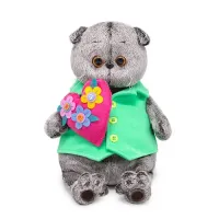 BUDI BASA Басик с сердцем в цветочек, 25 см