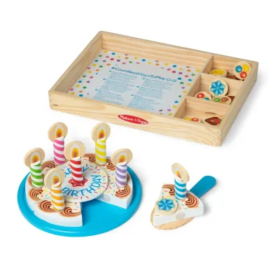 Melissa&Doug. Игровой набор деревянный Торт с липучками