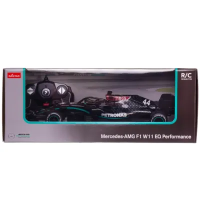 Машина р/у 1:18 Формула 1, Mercedes-AMG F1 W11 EQ Performance, 2,4G, цвет черный, комплект стикеров.