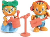 Игровой набор “Мини-дом“ Веселая семья тигров Майло и Мелоди, 11 предметов