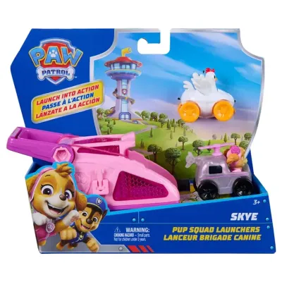 Paw Patrol Игровой набор Поисковый отряд, Лаунчер Скай с машинкой
