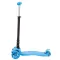 Самокат трехколесный, складной, колеса PU со светом, размер самоката: 57*25*87 см, голубой