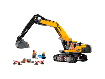 Конструктор LEGO Желтый строительный экскаватор