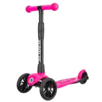 Самокат трехколесный Slider Start, складной, цвет: фуксия