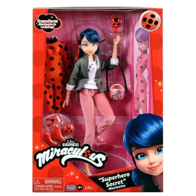 Miraculous игровой набор “Тайный супергерой: Маринет“ (кукла 27 см с аксессуарами)