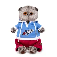 BUDI BASA Басик в футболке с ракетой, 30 см