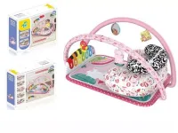 Развивающий игровой  коврик, 4 подвески, 2 подушки, пианино, в/к 45*16*39 см