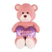 Ronny&Molly Мягкая Игрушка Мишка Молли с сердцем, 70 см