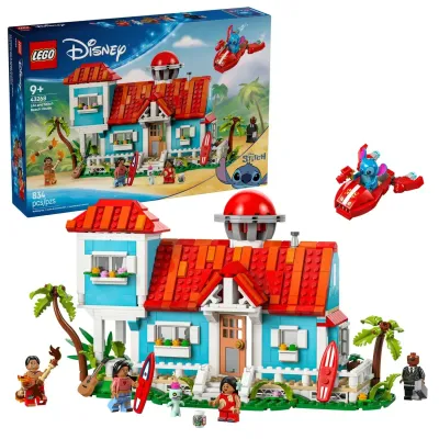 Конструктор LEGODisney Пляжный домик Лило и Стича
