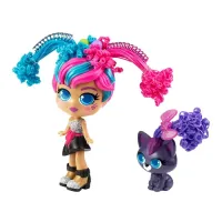 CURLI GIRLS Модница Милли с чёрным котёнком Вог