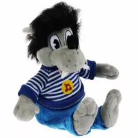 Игрушка мягкая СОЮЗМУЛЬТФИЛЬМ волк "ну, погоди", 20см, муз. чип, в пак. МУЛЬ