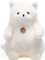 Толстый кот белый 39 см  Lapkin