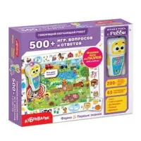 Ферма Первые знания (белый робот) (Говорящий обучающий робот 500+ игр,вопросов и ответ)4630027293237