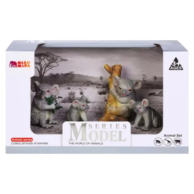 Набор фигурок животных серии “Мир диких животных“: Семья коал