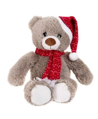 Gulliver Мишка в колпаке и шарфе, 35 см