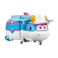 Super Wings Трансформер Лайм с прицепом