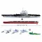 Конструктор пластмассовый Sluban “Флот: Авианосец“ (1728 дет., 1:450)