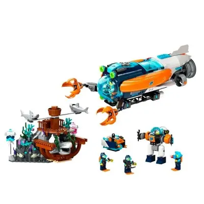 Игрушка Конструктор LEGO  City Exploration Deep-Sea Explorer Submarine 60379