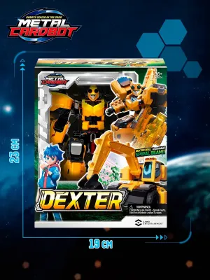 METALCARDBOT Декстер трансформер 20 см