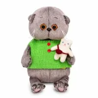 BUDI BASA Басик BABY в жилете с игрушкой 20 см BUDI BASA Басик BABY в жилете с игрушкой 20 см