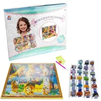 1TOY ART Алмазная мозаика 40х50 см. Набор “Котята“ в коробке 