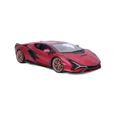 Машинка die-cast Lamborghini Sian FKP 37, 1:24, красная, открывающиеся двери