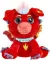 1TOY RoboPets Дракон Сид плюш.  интерактивный 20 см , открывает рот, поднимает уши, 