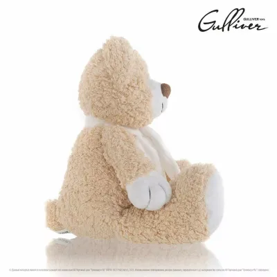Мишка кудрявый бежевый, 40 см