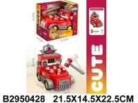 Набор "Снайпер" машинка: 20,3*19,3*14 см, молоточек, в/к 19,3*14*20,3 см