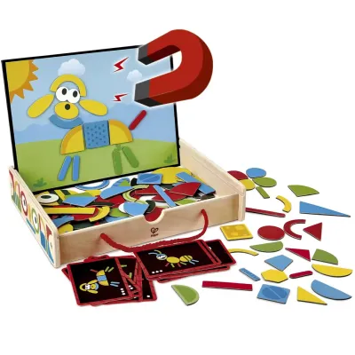 Магнитный конструктор в коробке “Веселый художник“, 91 элемент