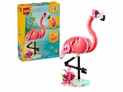 Конструктор LEGO Creator 3-in-1 Дикие животные: Розовый фламинго