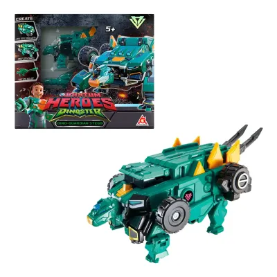 Dinoster Трансформер 4-в-1 Дино-бот Стего Гардиан