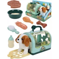 Игровой набор “Щеночек“(звук,аксесс.,гараж зеленый, 2*АА не в к-те,в кор.)