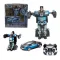 1toy Робот на р/у 2,4GHz, трансформирующийся в спортивный автомобиль, 30 см, синий 