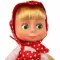 Кукла Маша и Медведь маша 25см, озвуч, платье в горошек, кор КАРАПУЗ