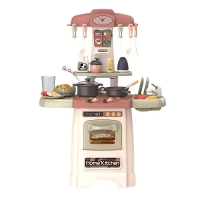 Детская игровая кухня Mini Chef, бежевая, св., зв., 29 предметов, 45х21,5х62 см